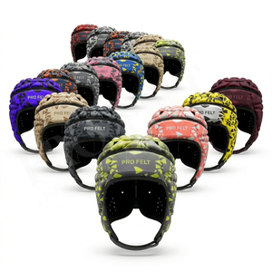 Protector de Cabeza Profesional de Fieltro Personalizado para Rugby, Boxeo, MMA, Casco con Espuma Suave, Equipo de Seguridad, Almohadillas Deportivas Absorbentes de Impactos - Product Image 1
