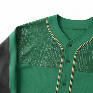 Maillots de baseball personnalisés en gros, entièrement boutonnés, vêtements de sport en tissu respirant, uniformes d'équipe pour la compétition et l'entraînement - Product Image 3