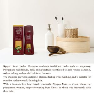 Champú Herbal Premium, Limpiador Capilar Natural Tradicional, Fortalecedor, Reparador, Nutritivo, Cuidado del Cuero Cabelludo, Cabello Fresco y Saludable, Uso Diario - Product Image 5