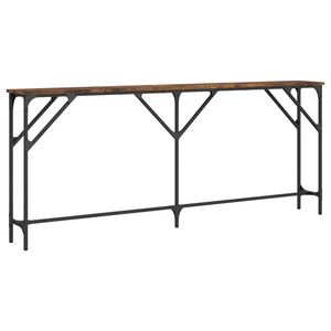 Consolle in legno ingegnerizzato di rovere affumicato extra lunga - Product Image 2