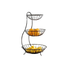 Cesta de Almacenamiento de Alambre de Hierro para Cocina, de 3 Niveles, para Frutas y Verduras, Duradera, Tamaño y Forma Personalizables - Product Image 2