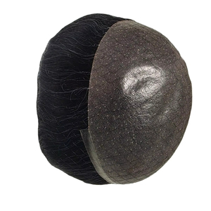 Taz Hair Bangladesh <b>Mens</b> Toupee Hair <b>Wig</b> with Skin Base 100% Density Remy Grade Kinky Straight and Deep Wave Styles - Product Image 1