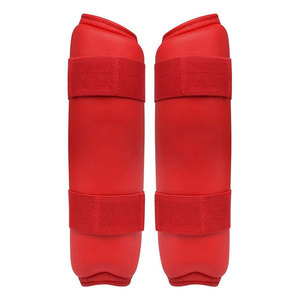 Protège-tibias en cuir 2026 avec rembourrage souple et léger pour l'entraînement de Taekwondo - Product Image 1