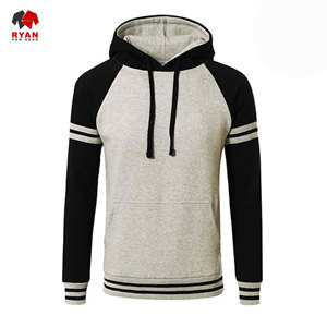 Sudadera con Capucha para Hombre Ryan Pro Gear, con Logotipo Personalizado en la Parte Delantera, 100% Algodón Felpa, Corte Regular, Diseño de Paneles, Suministro ODM para Invierno - Product Image 4