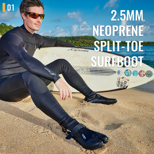 Botines de Agua AROPEC de Neopreno de 2mm con Punta Dividida y Correa de Hebilla, Diseño Unisex de Corte Bajo, Logotipo Personalizado Serigrafiado - Product Image 2