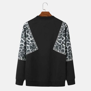 Sweat-shirts en molleton anti-boulochage à col rond pour hommes, coupe classique, broderie personnalisée, prix de gros, automne - Product Image 2