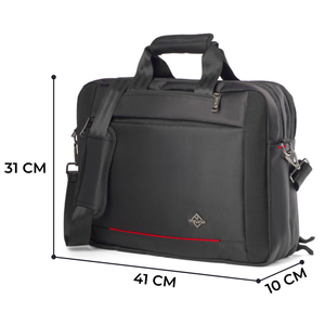 Professional Oxford Laptop <b>Backpack</b> with Detachable Shoulder Strap and Zippered Compartments for Business Use - Product Image 2