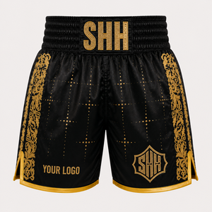 Professional MMA Fight Shorts <b>Men</b> Athletic Training Shorts Polyester Spandex Quick Dry MMA <b>Trunks</b> for Boxing Wrestling Gym - Product Image 4