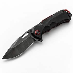 Couteau de poche pliant artisanal en acier au carbone forgé à la main, lame en carbone de qualité supérieure, durable, pour le bricolage, l'aventure en plein air et le camping - Product Image 1