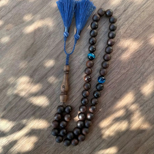 Tasbih musulman de luxe en résine - Fait main, écologique, rond, idéal pour les mariages, avec logo et emballage personnalisables - Product Image 1
