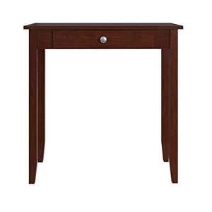 Table console en bois pour salon, table d'appoint pour entrée avec 1 tiroir, couleur bois café, table console pour la décoration de la maison - Product Image 3