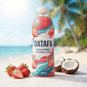 Le meilleur choix pour les vacances d'été : 100% eau de coco et purée de pastèque sans sucre ajouté, bouteille PET 500ML - Product Image 2