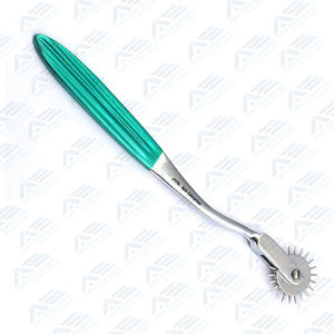 Instrumento quirúrgico de precisión Wartenberg Neuro Pinwheel de la mejor calidad para pruebas neurológicas Molinete de sensación de acero inoxidable verde - Product Image 4