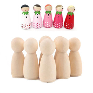 Muñecos de Madera Personalizados, Figura de Pareja con Base Personalizada, Mini Juguete Unisex de 3-15 cm - Product Image 6