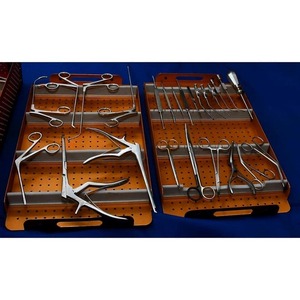Azicon's FESS Instrument <b>Set</b> Stainless Steel Functional Endoscopic Sinus Surgery Blakesley Forceps Antrum <b>Punch</b> Curette Tool Kit - Product Image 5