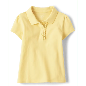 Polo pour filles, production de masse, coupe moderne, respirant, tricoté, uni, manches longues, vêtements décontractés élégants - Product Image 5