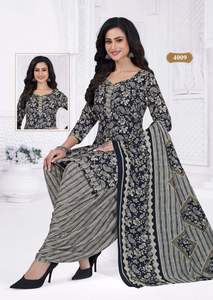 Costume Patiyala indien en coton, prêt-à-porter, pour usage quotidien, à prix bas, grandes tailles disponibles pour robe de tous les jours. - Product Image 6