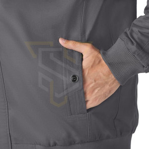 Veste en coton pour homme, style unique, sur mesure, couleur unie, en stock - Product Image 6