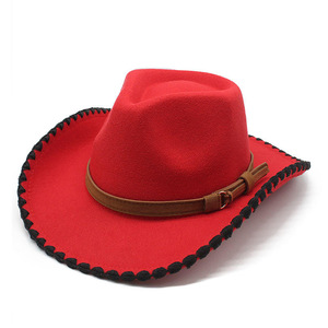 Customized Brand Unisex Brown Leather Striped Cowboy <b>Hat</b> Braided <b>Band</b> Casual Outdoor Beach Style Adult Spring Autumn Fit 56-58CM - Product Image 1