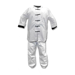 Uniforme de Kung Fu, Estilo Tang Chino Tradicional, Traje de Entrenamiento de Artes Marciales, Conjunto Informal de Tai Chi de Manga Corta y Cómodo - Product Image 6