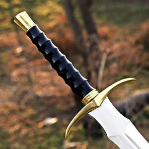 ดาบไวกิ้งทำมือคุณภาพสูงขายดี พร้อมปลอกดาบไม้แกะสลัก สไตล์นอร์สยุคกลาง สำหรับนักรบกลางแจ้ง พร้อมปลอกดาบ - Product Image 3