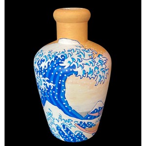 Hand-Painted Sheesham Wood <b>Vase</b> Wholesale | Moradabad Artisan Crafts - Product Image 1