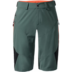 Shorts Bermuda Sportifs pour Femmes, Couleur Unie, Séchage Rapide, Polyester, Taille Moyenne avec Poches, Coupe Classique - Product Image 1