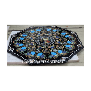 Octagonal Shape White Marble Inlay Coffee <b>Table</b> <b>Top</b> With Best Quality for Home and Restaurant <b>Decoration</b> Purpose Manufacturer - Product Image 6