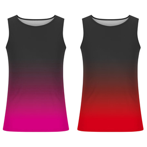 Camisetas sin mangas de algodón y poliéster para hombre, de cuello redondo, de secado rápido, transpirables, atléticas, ajustadas, para entrenamiento y lucha libre. - Product Image 4