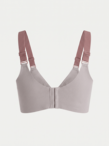 Bmama Plus Size Lace Nursing <b>Bra</b> Wireless Breastfeeding Maternity <b>Bra</b> Front <b>Open</b> Full Cup C E Cup - Product Image 5