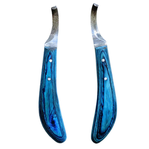 Couteau à sabots en acier inoxydable de qualité supérieure, outil de fermeur, lame artisanale, outils vétérinaires pour le soin des sabots, certifié CE Classe I OEM - Product Image 1