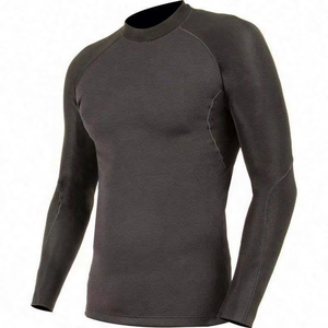 Nueva Llegada 2026 Camiseta Deportiva de Compresión de Manga Larga Personalizada para Hombre con Protección UV, Venta al Por Mayor de Fábrica - Product Image 1