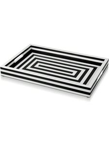 Plateau de service en résine fait main avec incrustations, design écologique et unique, plateaux décoratifs - Product Image 5