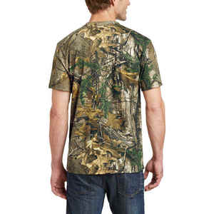 เสื้อเชิ้ตผู้ชาย RICSA แขนสั้น ผ้าฝ้าย 100% ระบายอากาศได้ดี เหมาะสำหรับใส่ล่าสัตว์และกิจกรรมกลางแจ้งในฤดูหนาว - Product Image 4