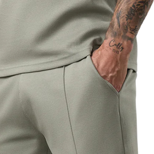 Mens Sage Green Casual Athletic <b>Shorts</b> <b>Gym</b> Training Running Sportswear Lightweight Breathable Summer Activewear Comfortable Fit - Product Image 3