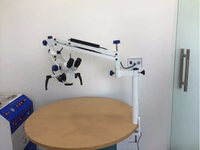 Hot Selling Microscope With LED Light Manual Focus 20mm Focusing Distance ±5d Dioptric Adjustment...