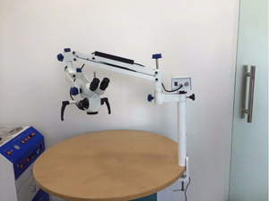 Hot Selling Microscope With LED Light Manual Focus 20mm Focusing Distance ±5d Dioptric <b>Adjustment</b>... - Product Image 6