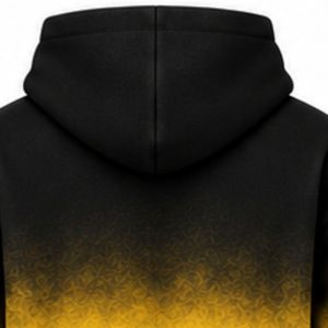 Sudadera con Capucha Oversize Tie Dye para Mujer Sigma Gamma Rho, Color Dorado y Negro, con Letras Griegas Impresas, Sudadera de Forro Polar Informal para Hermandad - Product Image 5