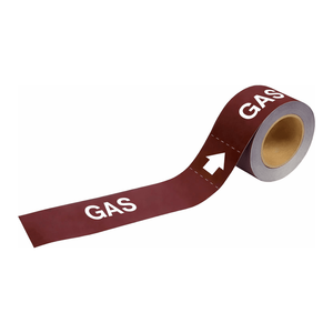 Marqueurs de tuyaux à gaz Brady - Ensemble portable pour l'identification des tuyaux à gaz intérieurs et extérieurs - Product Image 3