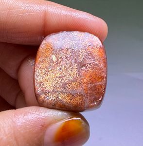 Pierres précieuses en vrac de coca sunstone naturelle de haute qualité, finement polies, pour la fabrication de bijoux, matériau cristallin - Product Image 2