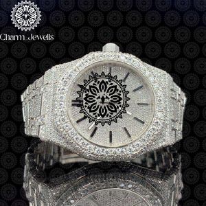 Reloj de Lujo para Hombre Charm_Jewells, de Acero Inoxidable, Caja de 40 mm, Movimiento Mecánico Analógico, Esfera de Cristal, Cierre de Mariposa, 20 mm, 10 Bar - Product Image 4