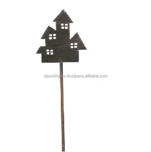 New Design <b>Flower</b> Leaf Shaped Garden <b>Stick</b> Wholesale Metal Garden Stake Elegant Iron <b>Flower</b> Plant <b>Stick</b> Durable Quality - Product Image 4