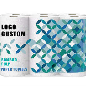 Biodegradable Wood Pulp <b>Kitchen</b> Paper Towel 3 Ply Restaurant <b>Kitchen</b> Paper Roll High Quality <b>Kitchen</b> Paper Towel Manufacturer - Product Image 2