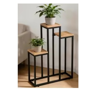Multipurpose Iron <b>Plant</b> Pot Stand with Elegant Design for Indoor Outdoor Garden Balcony Living Room Decorative Use - Product Image 1