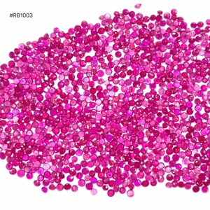 ทับทิมโมซัมบิกคุณภาพดีที่สุด รูปทรงกลม ขนาดเล็ก 1.75 มม. น้ำหนัก 40.73 กะรัต (ล็อต) พลอยหลวมสำหรับทำเครื่องประดับตามสั่ง - Product Image 2