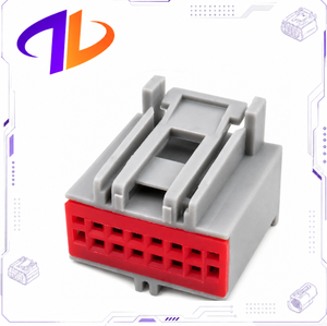 30700-1120 ชุดสายไฟทองแดงสำหรับยานยนต์ H-DAC 64 แบบ 12 พิน ตัวผู้/ตัวเมีย พร้อมปลอกหุ้มสายไนลอน สีเทา ระยะห่างระหว่างขั้ว 2.54 มม. ใช้ร่วมกันได้ - Product Image 1