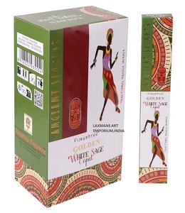 Incienso en Varillas Nag Champa + Copal Golden Vijayshree, Marca Masala, Hecho a Mano, Paquete de 15 g, Venta al por Mayor - Product Image 3