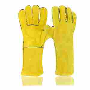 Customizable Safety Gloves Anti-Slip Durable Customizable <b>Heat</b> Resistance Welding Gloves <b>Heat</b>-resistant Welding - Product Image 6