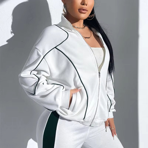 Ladies Fashion Nylon Tracksuit Set <b>Lightweight</b> Breathable Sportswear Gym <b>Running</b> Training Outfit <b>Jacket</b> Pants Active Set - Product Image 5