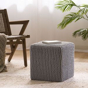 Knitted Foot <b>Stool</b> Comfy <b>Stools</b> & <b>Ottomans</b> Product Category - Product Image 3